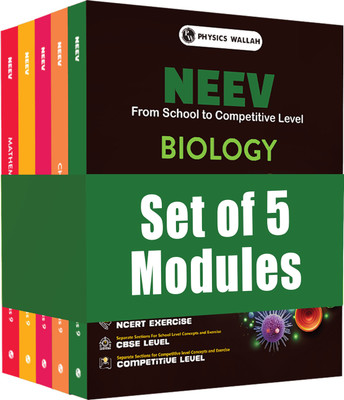 Pw Neev for Class 9 (All Subjects) Combo Set of 5 Books for 2025 Exams(English, Hardcover, unknown)