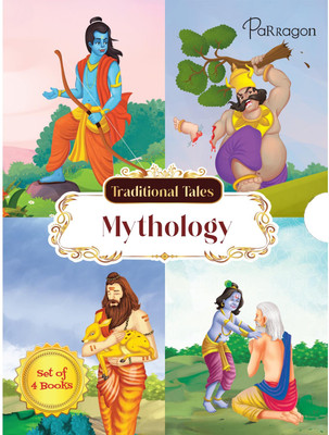 Traditional Mythological Tales | Box Set | Set of 4 books | Mythology stories for children | Ramayana for children | Traditional Tales(Hardcover, Parragon)