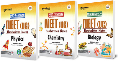 Arihant NEET (UG) Physics, Chemistry and Biology Handwritten Notes for Exam 2026 | First and Only NEET Targeted Handwritten Notes | For Exam 2026(Paperback, Dr. Archi Maheshwari, Sanjay Sharma, Ankit Goyal)