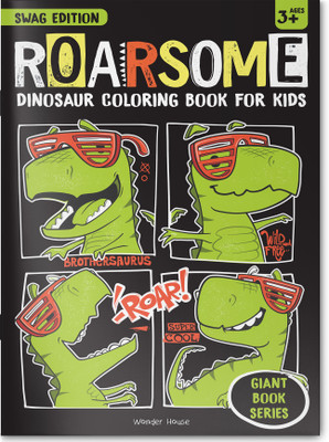 Roarsome Giant Coloring Book For kids (Edition1)(English, Paperback, unknown)