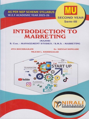 Introduction to Marketing Management For Bcom Management Studies BMS Semester 3(Paperback, Jiya Rochiramani, Dr. Shivaji Dongre, Nilesh Kshirsagar)