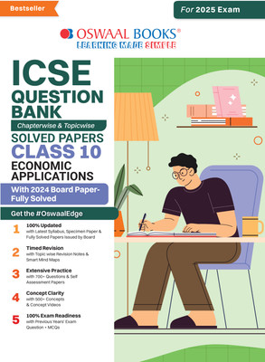 Icse Question Bank Solved Papers_class 10_economic Application_for Exam 2024-25(English, Paperback, Jain P)