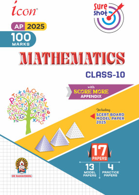 10th Class E.M. Icon Mathematics Model Papers 2025 A.P.(SR Publications, SR Publications)