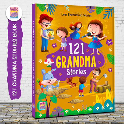 121 Grandma Stories  - Illustrated Story Books for Kids and Childrens - Bedtime Traditional Short Stories with Colourful Pictures in English - Ages 3+ Years(Hardcover, Hello Friend Books)