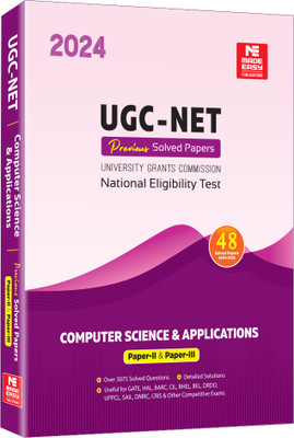 UGC-NET 2024: Computer Science and Applications(Paperback, MADE EASY Editorial Board)