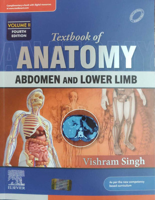 Textbook of Anatomy: Abdomen and Lower Limb Vol II by Vishram Singh, Elsevier 4th Edition 2023(Paperback, Vishram Singh)