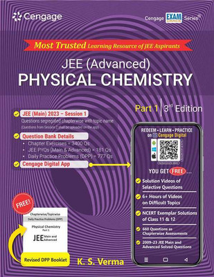 Physical Chemistry for Jee (Advanced)- Part 1, (2023)(English, Paperback, Verma K. S.)