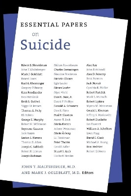 Essential Papers on Suicide(English, Paperback, unknown)