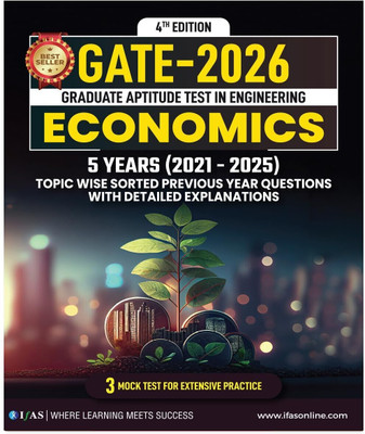 GATE Economics Book  - 2025 | Previous Year Solved Papers (2021 - 2025) PYQ Chapter Wise Sorted with Detailed Solution | Question Bank and 3 Mock Test for Extensive Practice | Best Seller Study Material for GATE Economics Examinations in India | Two Brothers Publications(Paperback, Two Brothers Publ