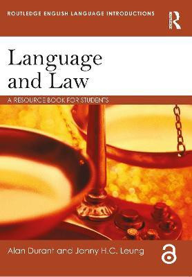 Language and Law(English, Paperback, Durant Alan HC)