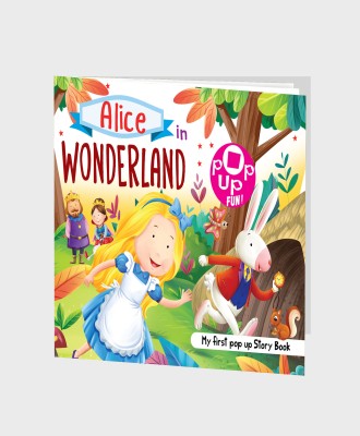 Pop Up Fun! My First Pop Up Story Book: Alice in Wonderland – An Interactive Pop Up Adventure for Kids [Perfect Paperback](Paperback, Hellofriend Books)