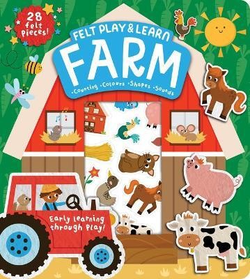 Felt Play & Learn Farm(English, Board book, Barker Alice)