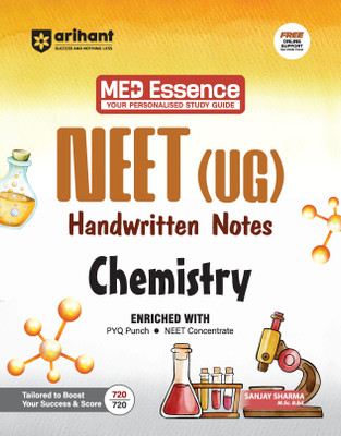 Arihant NEET (UG) Chemistry Handwritten Notes for Exam 2026 | Complete NEET Concentrate with PYQ Punch, MCQ Punch | First and Only NEET Targeted Handwritten Notes(Paperback, Sanjay Sharma)