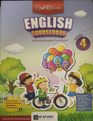 Red Ribbon English Coursebook Grade 4(Paperback, Ruchika Kamra, Divyanshu Gupta)