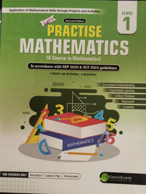 Revised Edition Let's Practise Mathematics Class 1(Paperback, Rachna Mehta, Dr. Rajesh Kumar Thakur)