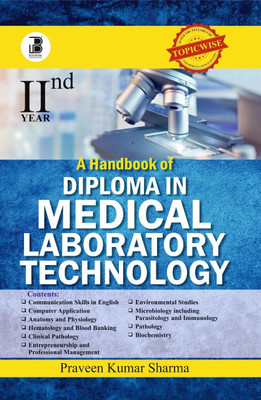 A HANDBOOK OF DIPLOMA IN MEDICAL LABORATORY TECHNOLOGY-II(Paperback, PRAVEEN KR. SHARMA)