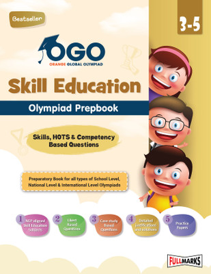 Fullmarks OGO Skill Education Olympiad Prepbook / Guide Class 3 to 5 with Emotional Intelligence, Indian Ethos & Values, Leadership / Communication / and Creativity Skills(Paperback, Full Marks)