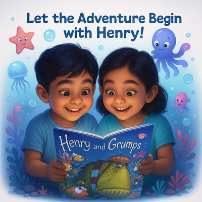 Learn correct English. By International Author  - Henry & Grumps | Kids Story Book 3-8 Yrs | Learn English(Hardcover, John Felton)