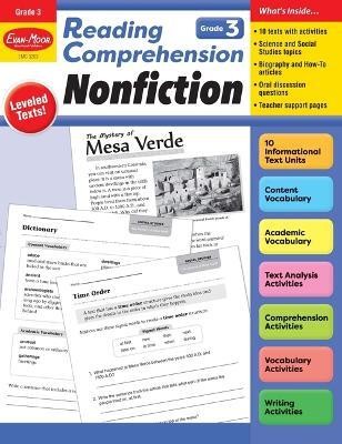 Reading Comprehension: Nonfiction, Grade 3 Teacher Resource(English, Paperback, Evan-Moor Educational Publishers)