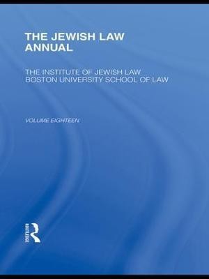 The Jewish Law Annual Volume 18(English, Paperback, unknown)