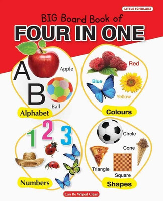 New Big Board Book of Four in One(English, Hardcover, LS Editorial Team)