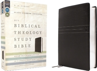 NIV, Biblical Theology Study Bible (Trace the Themes of Scripture), Leathersoft, Black, Comfort Print(English, Leather / fine binding, unknown)