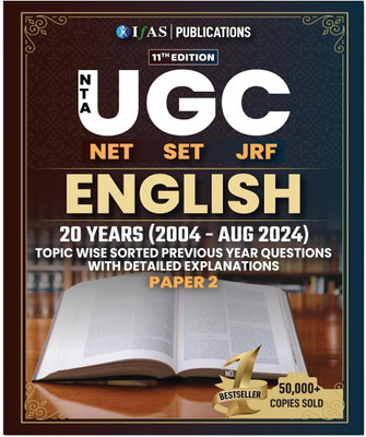 UGC NET English Literature  - 2025 | Unit Wise Sorted with Detailed Solutions (2004 to 2024 Aug) | Best Seller Previous Year Question Paper PYQ Book for NTA-UGC NET/JRF and SET English Literature Examinations in India | IFAS Publications(Paperback, IFAS Publications)