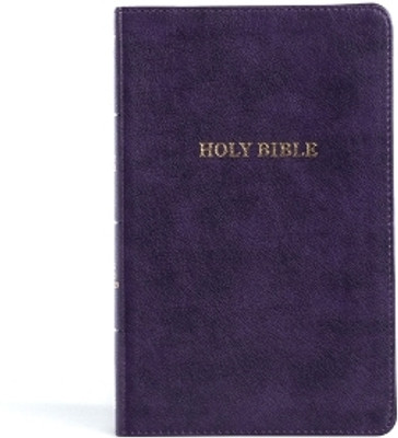 KJV Thinline Reference Bible, Purple LeatherTouch(English, Leather / fine binding, unknown)