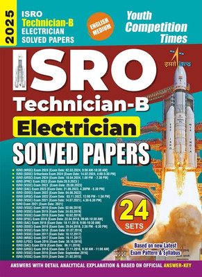 Isro Technician-B Electrician (24 Sets) Solved Papers 2025 (Edition1st(Hindi, Hardcover, unknown)