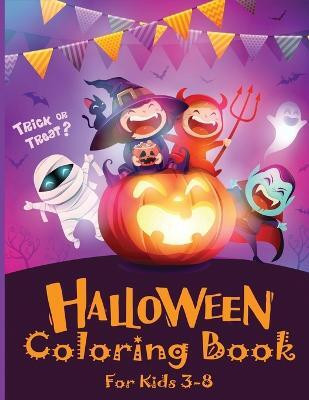 Halloween Coloring Book for Kids 3-8(English, Paperback, Blue Wave Press)
