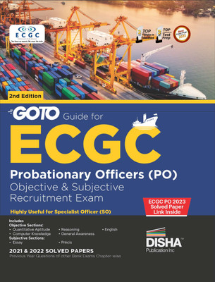 GoTo Guide for ECGC Probationary Officers (PO) Objective & Descriptive Recruitment Exams 2nd Edition | Also useful for Specialist Officer | Previous Year Solved Papers(Paperback, Disha Experts)