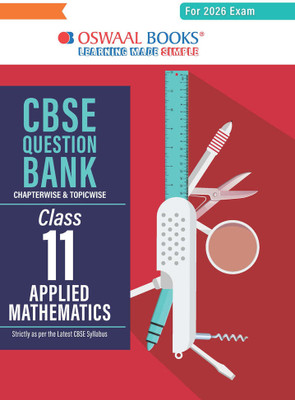 Cbse Question Bank Class 11 Applied Mathematics for 2026 Exam(English, Paperback, unknown)
