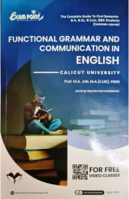 (Maximum) Functional Grammar And Communication In English The Complete Guide To Calicut University First Semester BA,BSc,BCom,BBA Students Common Course English(Paperback, Prof. M A Job)