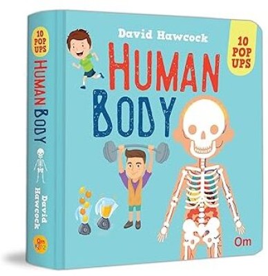 Pop-up Human Body: Amazing 10 Pop-Ups for the young ones - Pop up Board book for children - Children Age 3 - 5 Years (3D Pop-up Book)(English, Board book, David Hawcock)