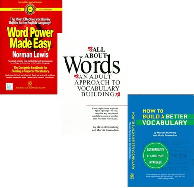 Word Power Made Easy+All About Words+How to Build a Better Vocabulary (Set of 3 books)(Paperback, Maxwell Nurnberg) Word Power Made Easy+All About Words+How to Build a Better Vocabulary (Set of 3 books)(Paperback, Maxwell Nurnberg)