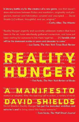Reality Hunger(English, Paperback, Shields David)
