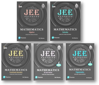 JEE Advanced Mathematics Combo - Trigonometry| 3D and Vector | Coordinate Geometry | Algebra |Calculus (5-Books Combo )Includes JEE 2013-2024 Chapter Wise Video strategics  - JEE Advanced Mathematics 5-Books Combo(Paperback, Om Sharma)