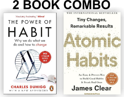 Atomic Habits + Power of Habit - Master Your Mindset(Paperback, James Clear, Cal Newport)