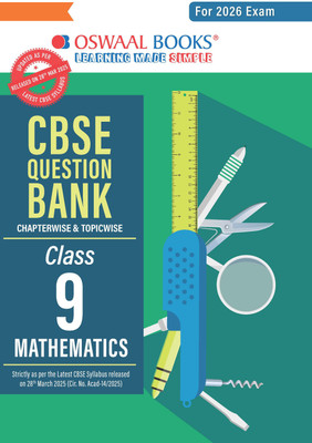 Oswaal CBSE Question Bank Class 9 Mathematics For 2026 Exam(Paperback, Oswaal Editorial Board)