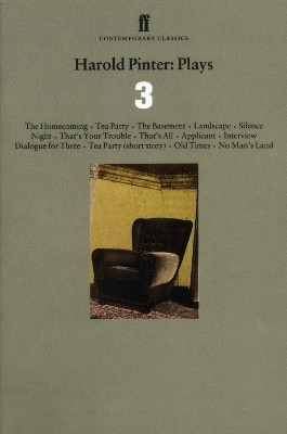 Harold Pinter Plays 3(English, Paperback, Pinter Harold)