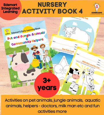 Nursery -Pet & Jungle and Community Helpers(Hardcover, EDSMART EDU SERVICES PRIVATE LIMITED)