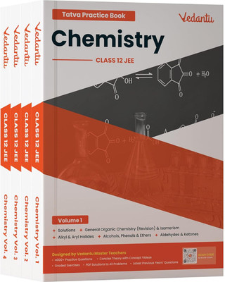 Vedantu JEE TATVA Class 12 Chemistry Book Set Of 4 | JEE 2026 Study Material | Interactive Learning with QR Code Videos & Solutions | Comprehensive Theory & Exercises for IIT JEE Main & Advanced Preparation(Paperback, Vedantu)