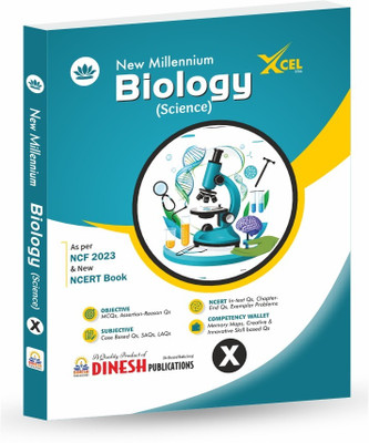 DINESH New Millennium Biology Book for Class 10 (2025-2026 Session) | Complete CBSE Syllabus Coverage with NCERT Solutions + Exemplar Problems(Paperback, K.Kumar, Dinesh Publication) DINESH New Millennium Biology Book for Class 10 (2025-2026 Session) | Complete CBSE Syllabus Coverage with NCERT Solutions + Exemplar Problems(Paperback, K.Kumar, Dinesh Publication)