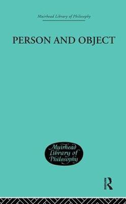 Person and Object(English, Hardcover, Chisholm Roderick)