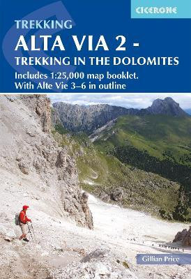Alta Via 2 - Trekking in the Dolomites(English, Paperback, Price Gillian)