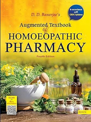 DD Banerjee Augmented Textbook Of Homoeopathic Pharmacy (4th Edition) In Accordance With CBDC Syllabus(Paperback, D.D. Banerjee)