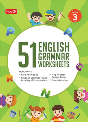 Mtg 51 English Grammar Worksheets Class 3(English, Paperback, unknown)