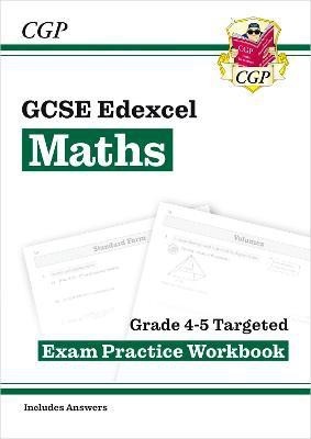 GCSE Maths AQA Grade 4-5 Targeted Exam Practice Workbook (includes Answers)(English, Paperback, CGP Books)