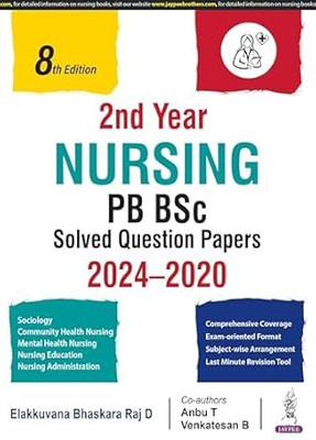 Nursing Pb Bsc Solved Question Papers for 1st Year (2024-2020) - 8th E(English, Hardcover, unknown)