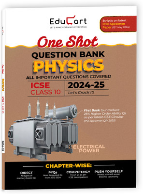 (OLD) Educart ICSE Class 10 Physics One Shot Question Bank 2025 for 2024-25 Exam(English, Paperback, unknown)